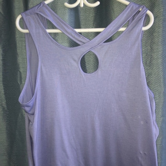 Ricki's xxl Purple Sleeveless Tank Top with Cut Out Designs and beads - Picture 2 of 8